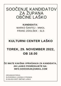 SLS in MMOL organizirata še eno soočenje županskih kandidatov